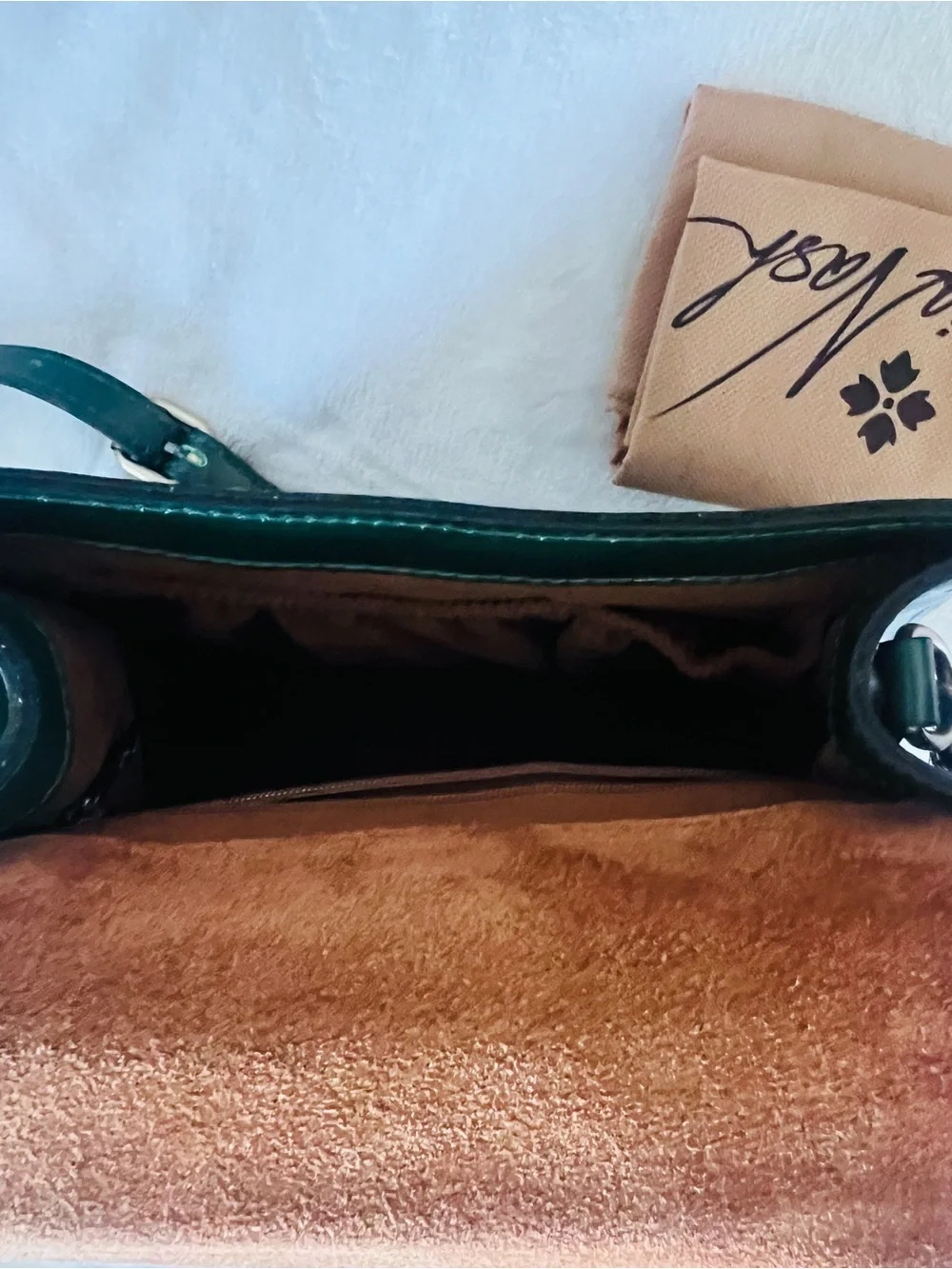 Patricia Nash green Leather Crossbody Handbag